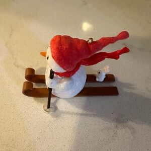 Hallmark Keepsake‎ 2017 Snowman On The Slopes Ornament
